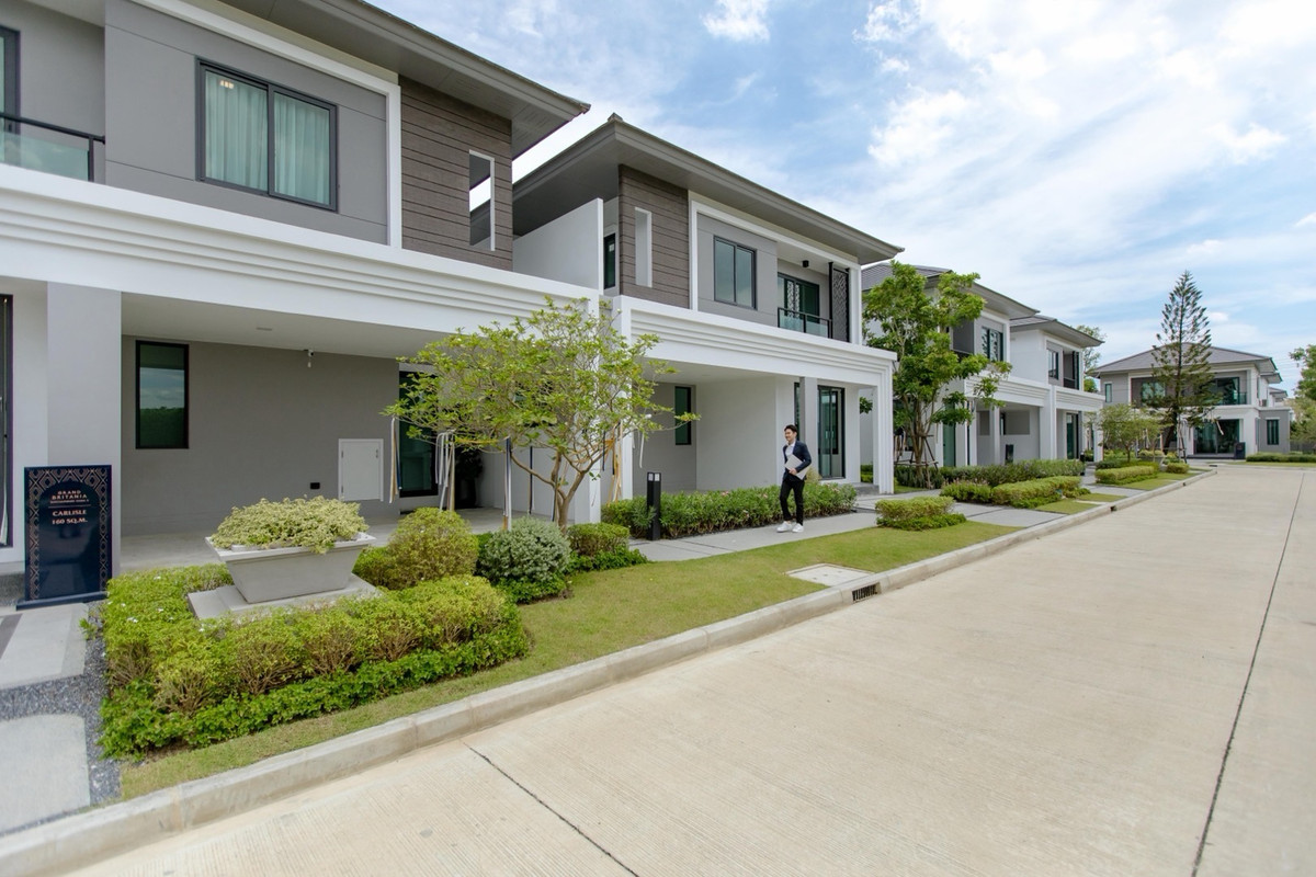 ขายบ้านพระราม 5 ราชพฤกษ์ บางกรวย : 📍ขายบ้านตัวอย่างเข้าอยู่ได้เลย📍