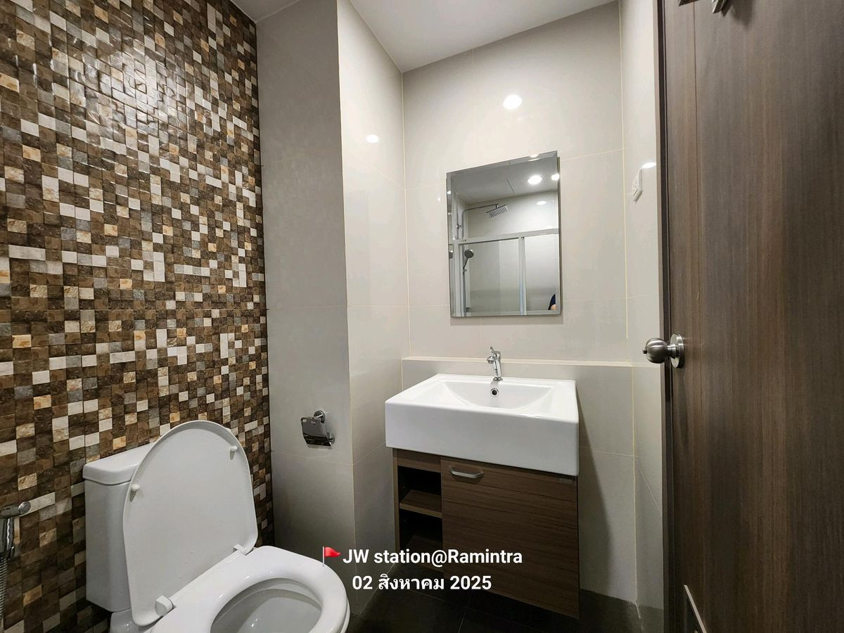 ให้เช่าคอนโดนวมินทร์ รามอินทรา : ปล่อยเช่าคอนโด เจดับบลิว สเตชั่น แอท รามอินทรา