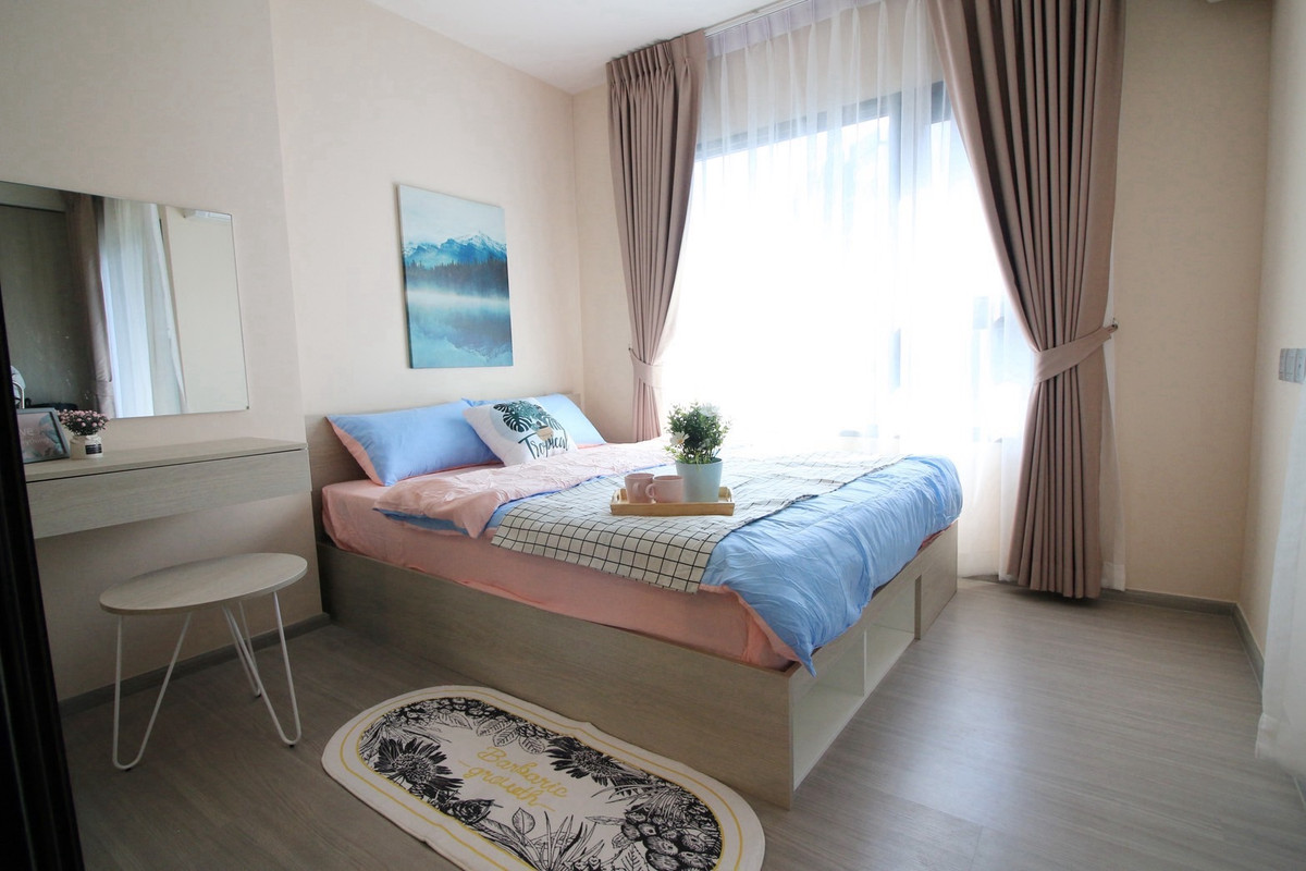 For RentCondoSamut Prakan,Samrong : 🔥For rent Aspire Erawan, next to BTS, fully furnished, ready to move in, 25th floor, pets not allowed.