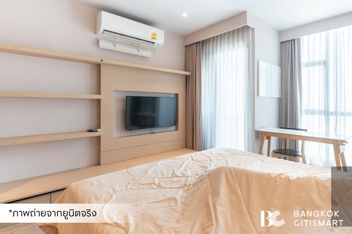 ให้เช่าคอนโดสุขุมวิท อโศก ทองหล่อ : 🔥 พร้อมเข้าอยู่ RHYTHM Ekkamai (Studio 31 sq.m.) ห้องทิศใต้ ชั้นสูงไม่มีตึกบัง สนใจ : 095-370-1451 (Kate)