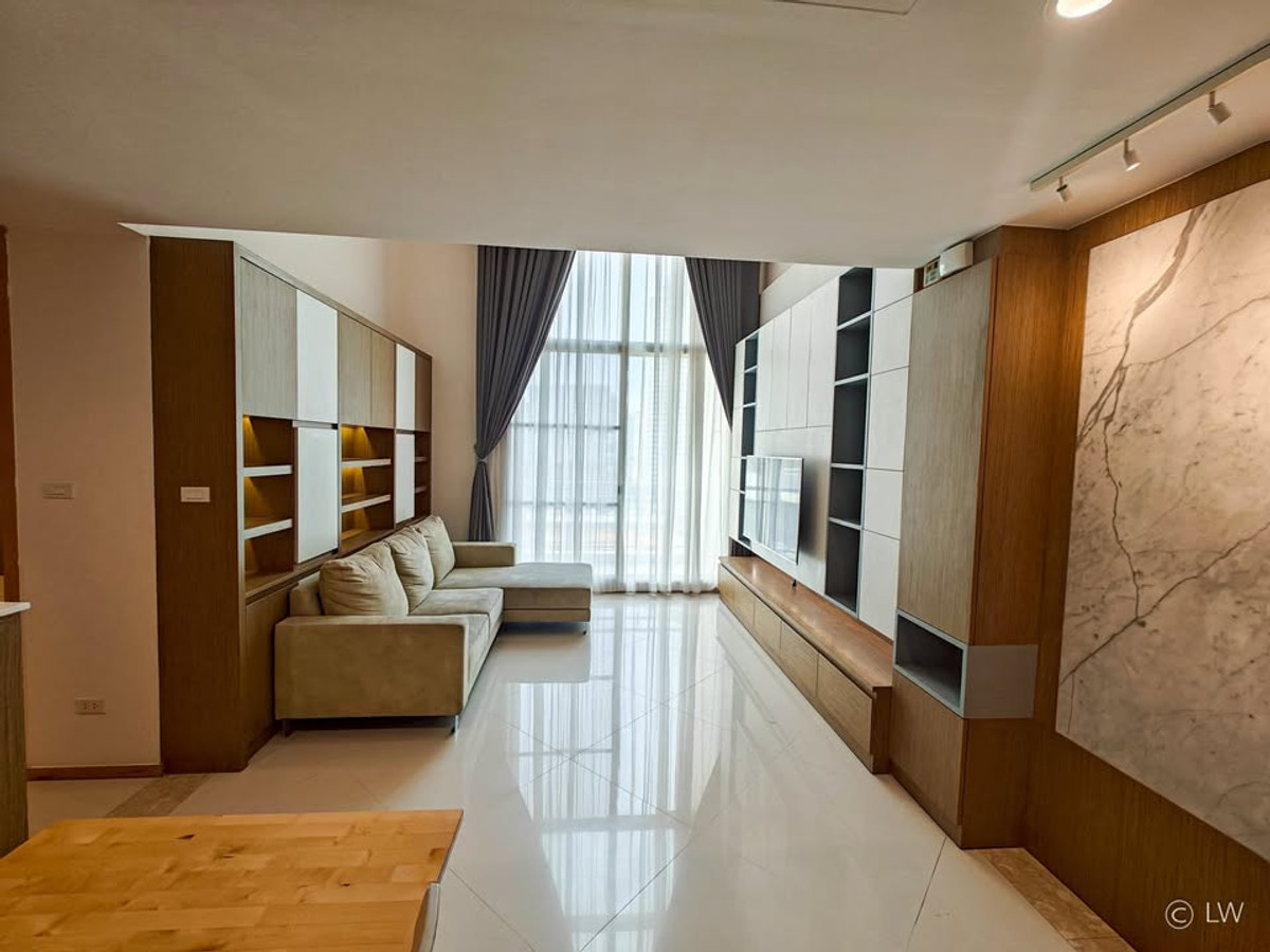 ให้เช่าคอนโดสาทร นราธิวาส : 🏠✨ ให้เช่า คอนโด The Empire Place Sathorn - Duplex 2 ห้องนอน  ใกล้ BTS ช่องนนทรี 