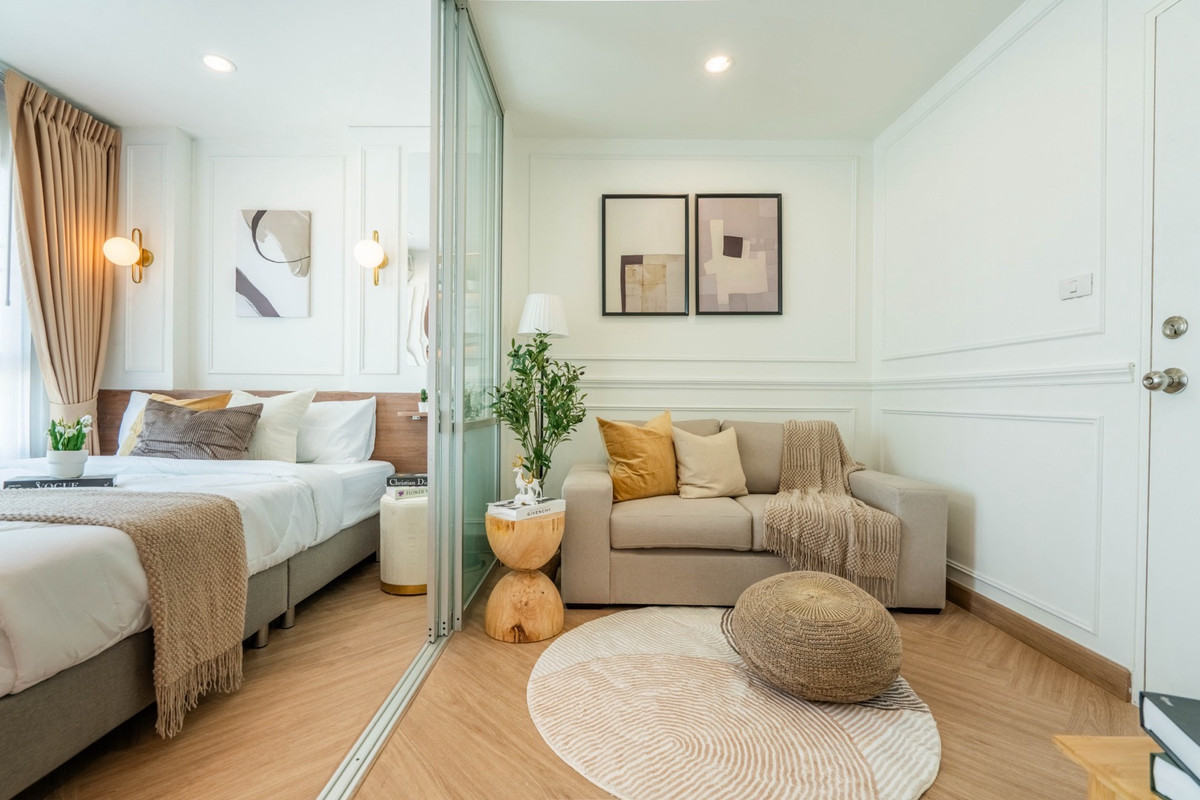 ขายคอนโดอ่อนนุช อุดมสุข : คอนโดลุมพินีวิลล์ อ่อนนุช 46 (Lumpini ville onnut 46) เจ้าของขายเอง 🏠✨ รีโนเวทใหม่ทั้งหมด 