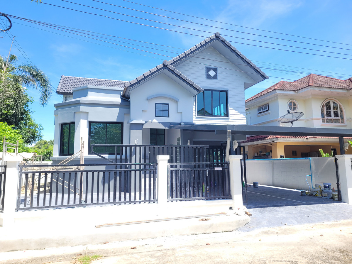 ขายบ้านพุทธมณฑล ศาลายา : ขาย!!! บ้านเดี่ยว 2 ชั้น พื้นที่ 62.3 ตร.วา @ หมู่บ้านสวนดอกไม้-ซ.บรมราชชนนี 105 เขตทวีวัฒนา, กรุงเทพฯ