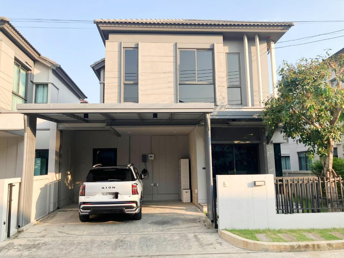 ขายปทุมธานี รังสิต ธรรมศาสตร์ : ขาย บ้านแฝด V Compound Tiwanon-Rangsit Next 36 ตร.วา 3 ห้องนอน สภาพเหมือนใหม่ พร้อมเข้าอยู่