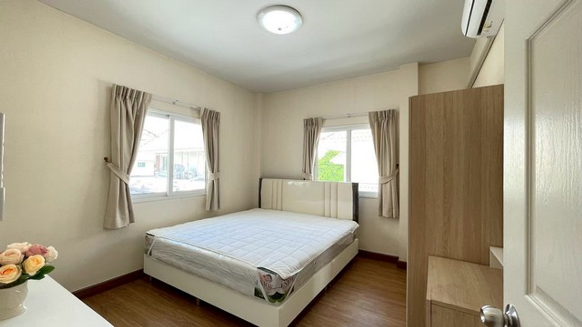 ให้เช่าบ้านเลียบทางด่วนรามอินทรา : HR3366ขายและให้เช่าบ้านเดี่ยว โครงการบ้านสวนราชา รามอินทรา ใกล้รถไฟฟ้าสายสีชมพู บรรยากาศเงียบสงบ เป็นส่วนตัวสุดๆ