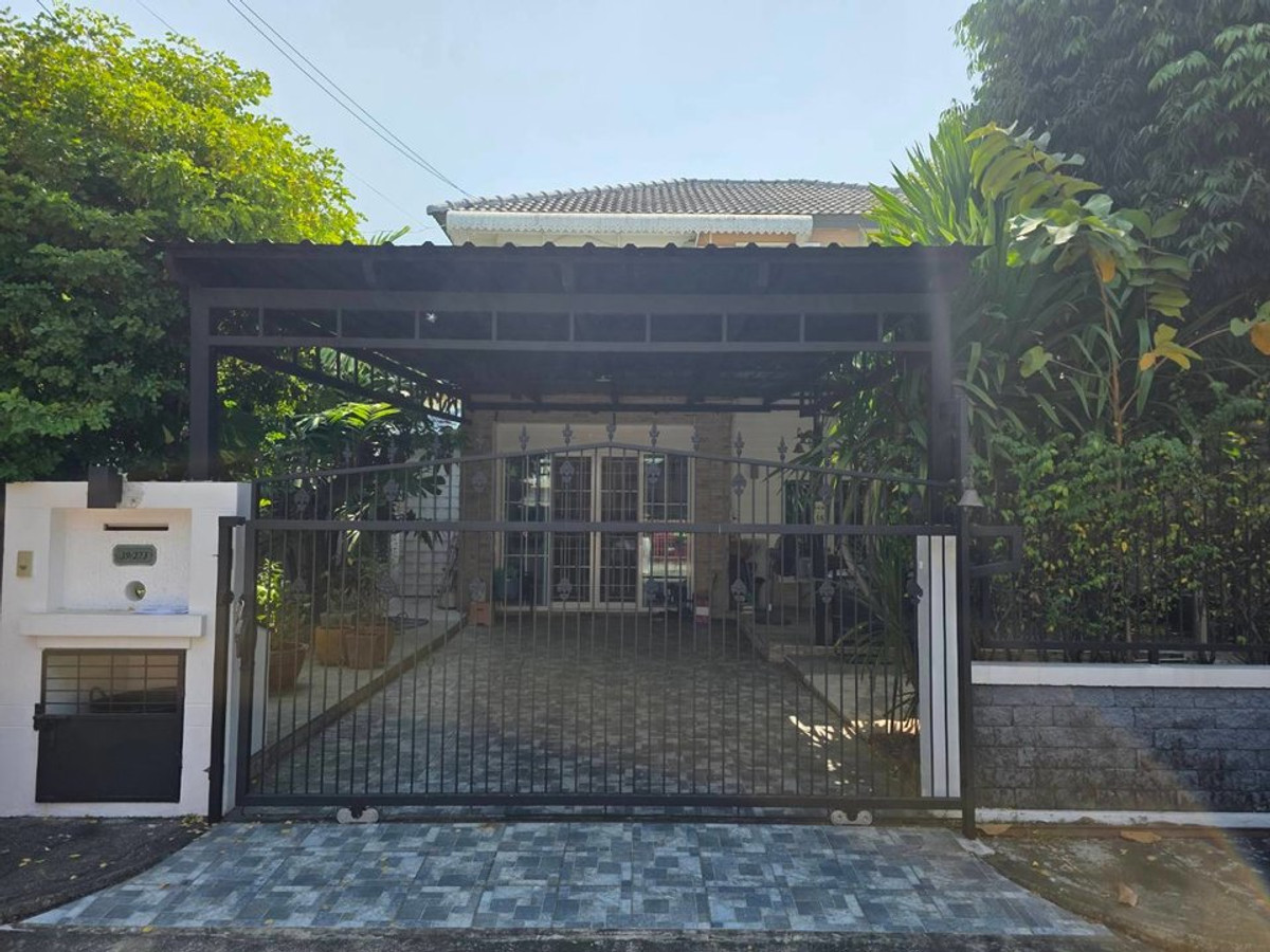 For SaleHouseNawamin, Ramindra : Single house for sale, Neighbor Home Village, Watcharapol, Sukhaphiban 5, garden view, beautiful house condition, ready to move in.