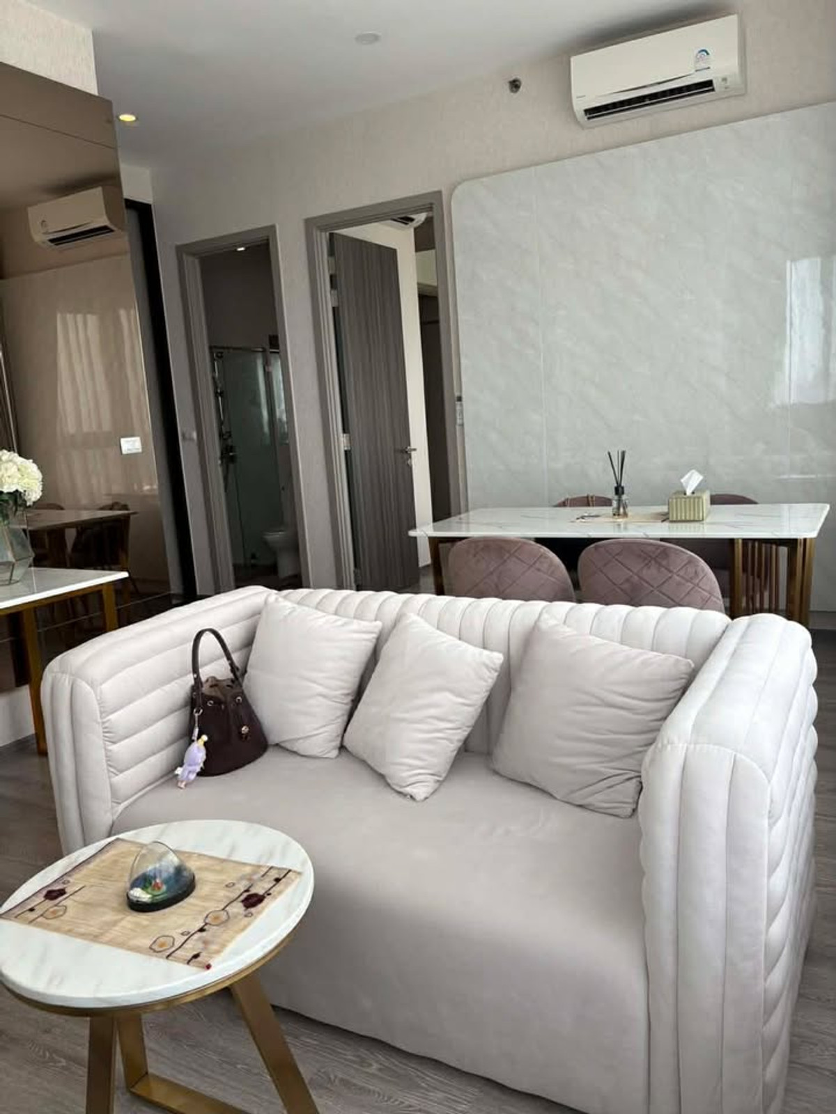 ให้เช่าคอนโดอ่อนนุช อุดมสุข : ให้เช่า Knights Bridge (ไนท์บริดจ์) Prime Onnut (55.15 ตร.ม.) 2 นอน 2 น้ำ ใกล้ BTS อ่อนนุช