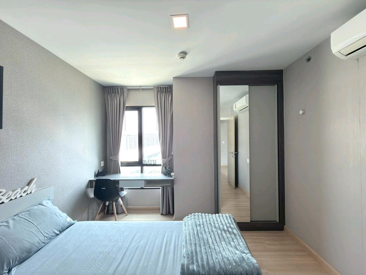 For RentCondoVipawadee, Don Mueang, Lak Si : 📣 Condo for rent Knightsbridge Sky City Saphan Mai 🏢 next to BTS Sai Yut 0 M. Corner room next to fire escape stairs, special plan with complete furniture and electrical appliances, only 11,000/month ‼️