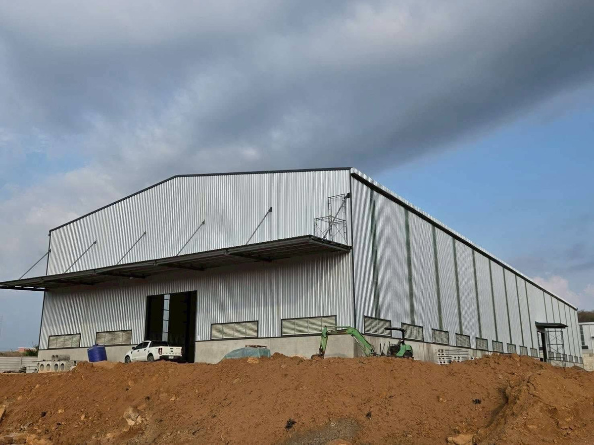 For RentWarehouseRayong : 🚩Warehouse/factory for rent, purple area 96*30 2880 sq m.