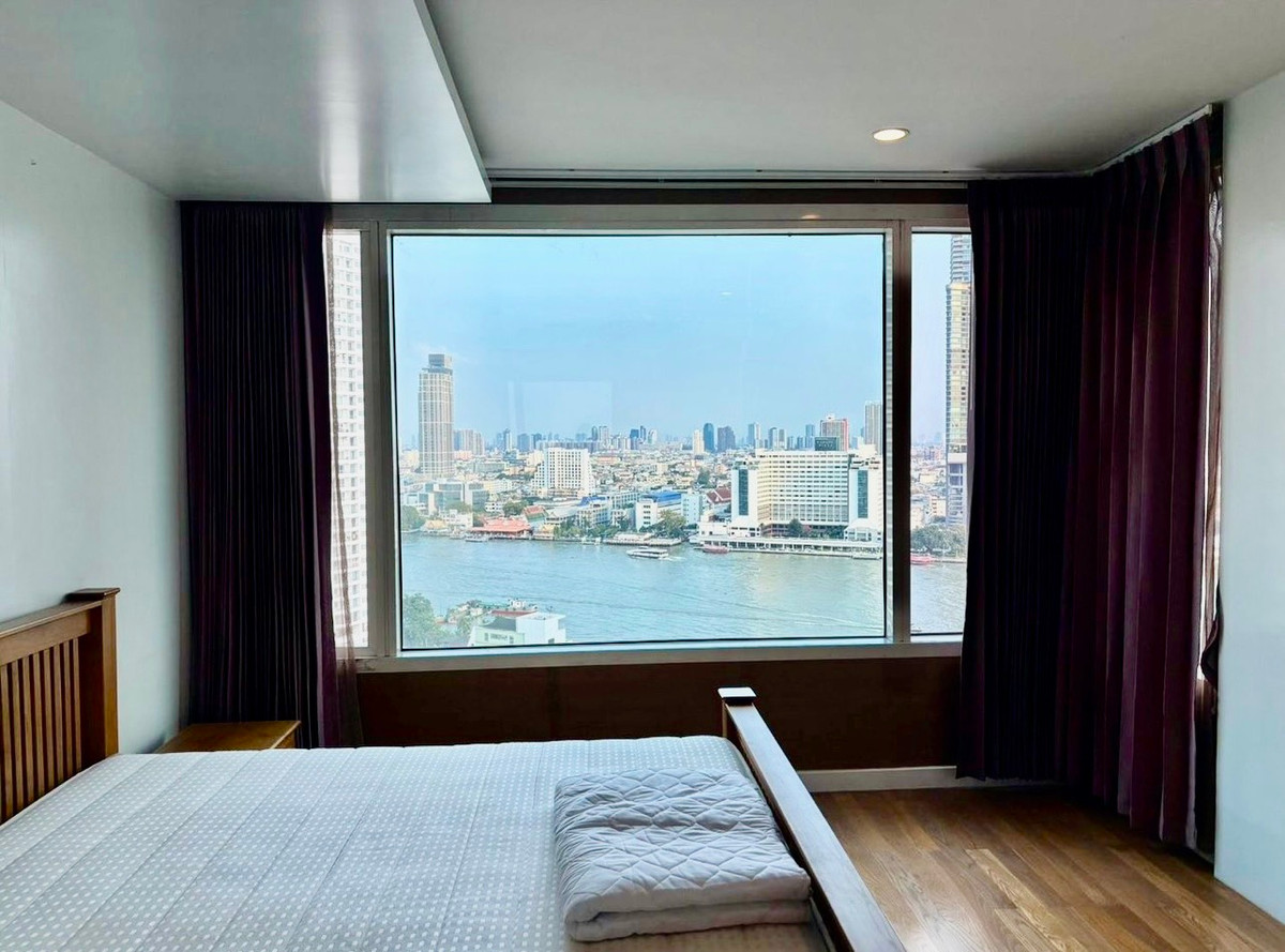 For RentCondoWongwianyai, Charoennakor : ปล่อยเช่าคอนโดหรูริมน้ำเจ้าพระยา วิวแม่น้ำแบบเต็มตา ไม่มีตึกบัง  Watermark Chaophraya 