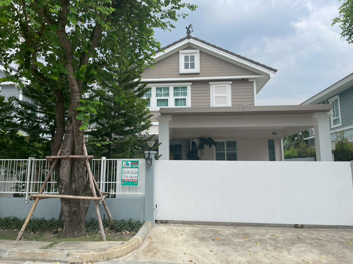 ขายบ้านปทุมธานี รังสิต ธรรมศาสตร์ : 95886 - ขายบ้านเดี่ยวหมู่บ้าน วิลลาจจิโอ รังสิต-คลอง 2 Villaggio Rangsit-Klong 2 บ้านสวย ใหม่ พร้อมอยู่