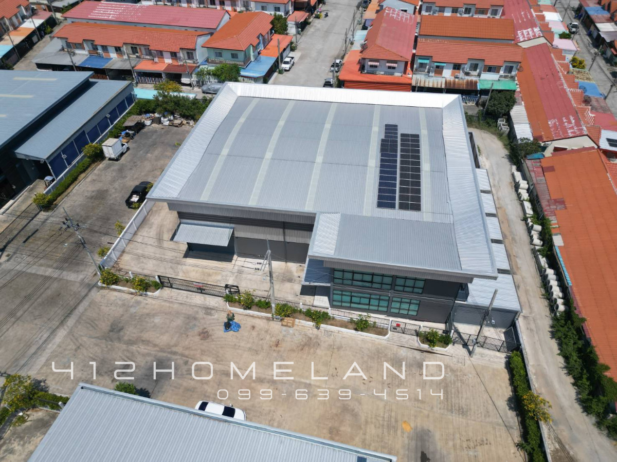 For RentWarehouseSamut Prakan,Samrong : Warehouse for rent, 873 sq m., 2-story office, area 1 rai, water and electricity ready, big cars can enter, easy to travel, Bang Bo, Samut Prakan.