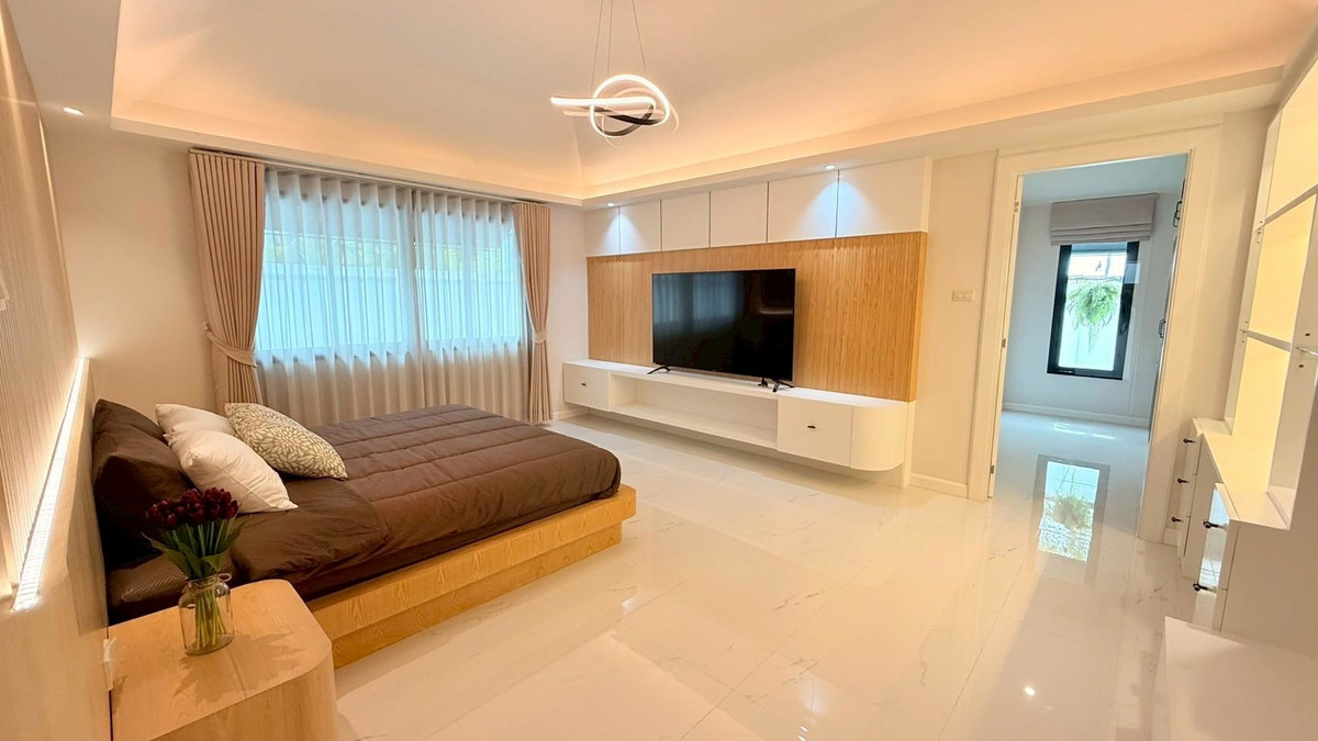 For SaleHousePattaya, Bangsaen, Chonburi : Detached House Nibbana Shade / 4 Bedrooms (FOR SALE) AM100