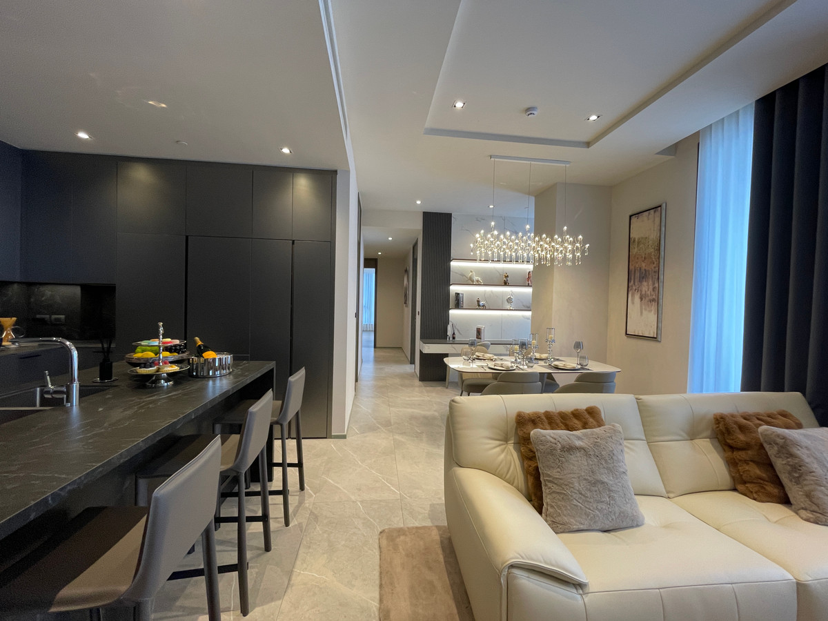 For SaleCondoSukhumvit, Asoke, Thonglor : [THE CROWN JEWEL] 3-Bedroom Rare Unit @ Hyde Heritage Thonglor – Superior life on the 31st floor, northern skyline view. A new definition of the word 