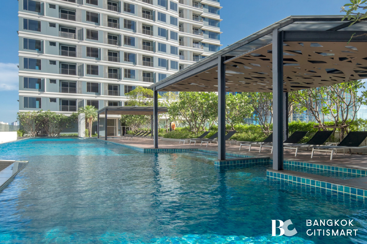 ให้เช่าคอนโดลาดพร้าว เซ็นทรัลลาดพร้าว : 🔥 พร้อมเข้าอยู่ The Saint Residences (1 ห้องนอน 30 sq.m.) ห้องทิศตะวันออก วิวสวนจตุจักร สนใจ : 095-370-1451 (Kate)