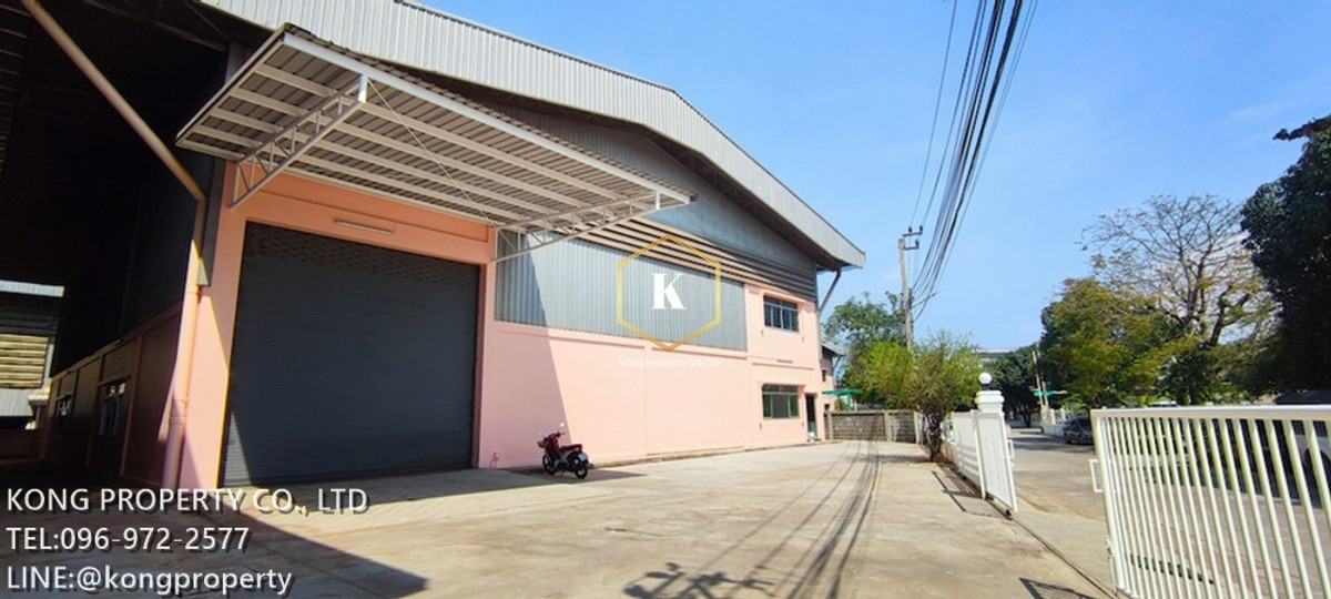 For RentWarehouseSamut Prakan,Samrong : Factory for rent Purple area, Phraeksa, Mueang District, Samut Prakan, 1,380 sq m.