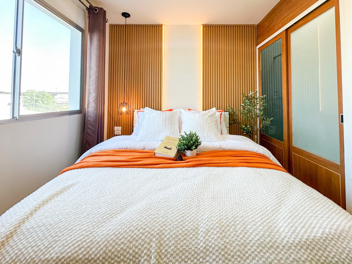 For SaleCondoRama 2, Bang Khun Thian : ✨ Newly decorated, very beautiful! 📢 Smart Condo Rama 2 for sale (Smart Condo Rama 2), Building A, frontmost location 🍃 open view 🧳 just carry your bags and move in!