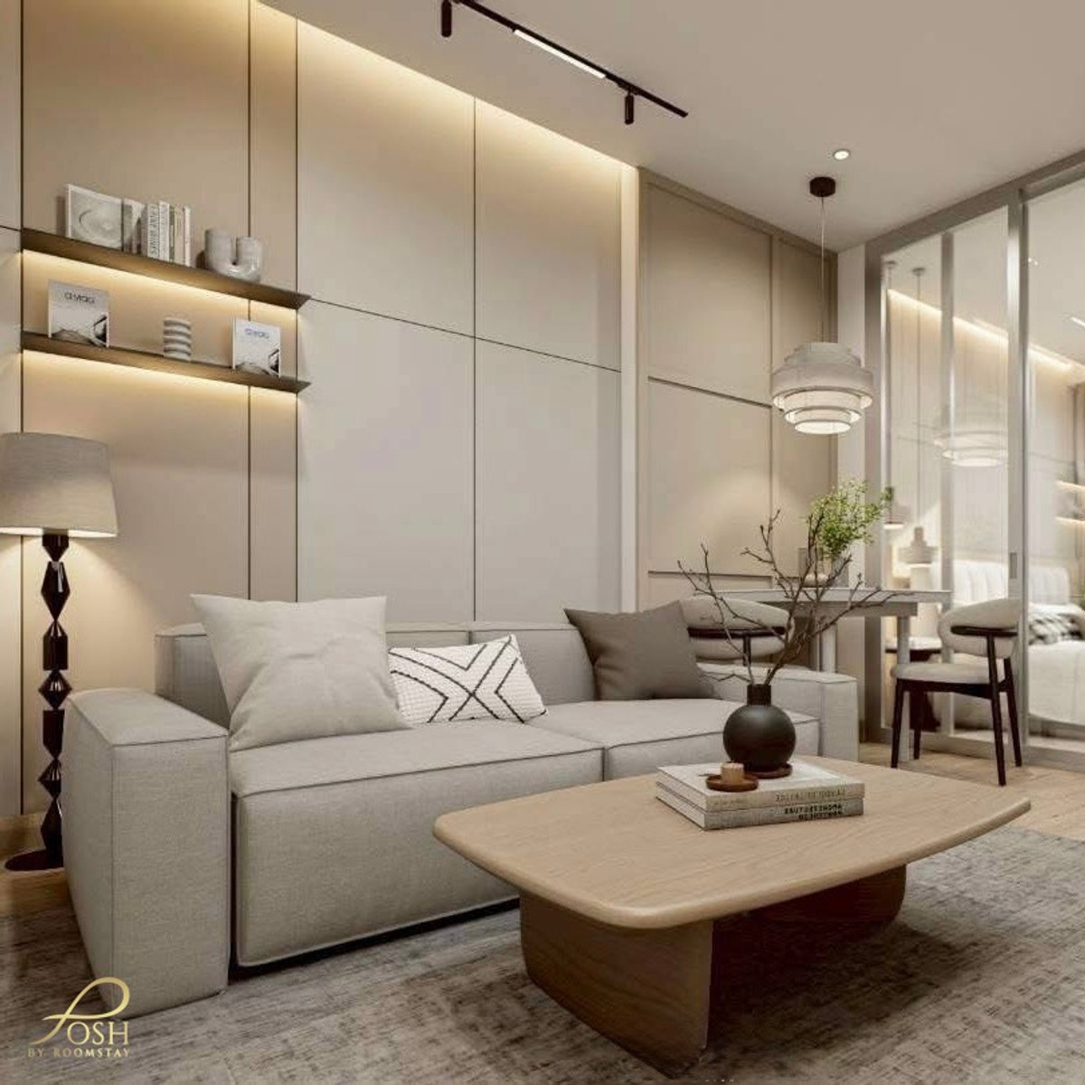 For SaleCondoPhuket : The Base Height Condo by Sansiri – Samkong, near Bangkok Hospital Newly renovated in Japandi style.
