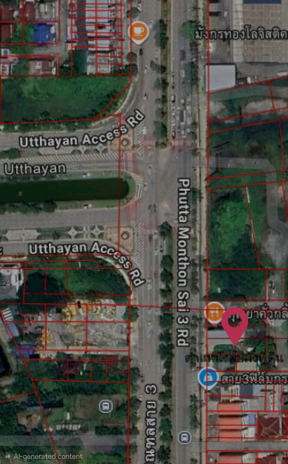 For SaleLandPhutthamonthon, Salaya : Land for sale next to Phutthamonthon Sai 3 Road, potential location. 

 Beautiful plot of land, next to the main road, convenient to travel.
- Size 201 square meters
- Width 10 meters, depth 60 meters