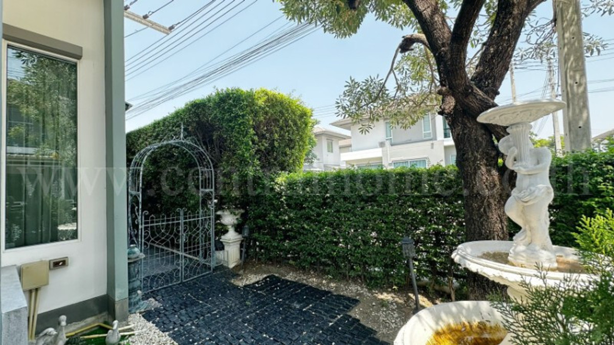 ขายบ้านปทุมธานี รังสิต ธรรมศาสตร์ : บ้านเดี่ยว ฮาบิเทีย บอนด์ ราชพฤกษ์ หลังมุม ต่อเติมครบ พร้อมอยู่