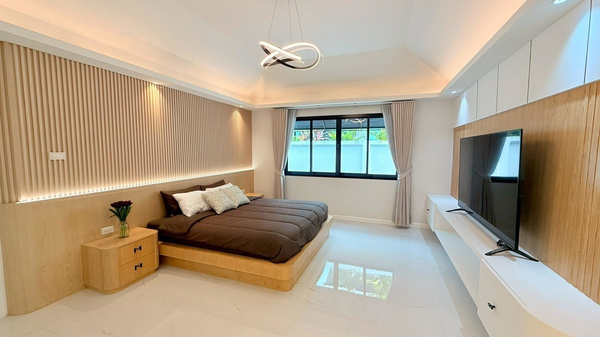 For SaleHousePattaya, Bangsaen, Chonburi : Detached House Nibbana Shade / 4 Bedrooms (FOR SALE) AM100