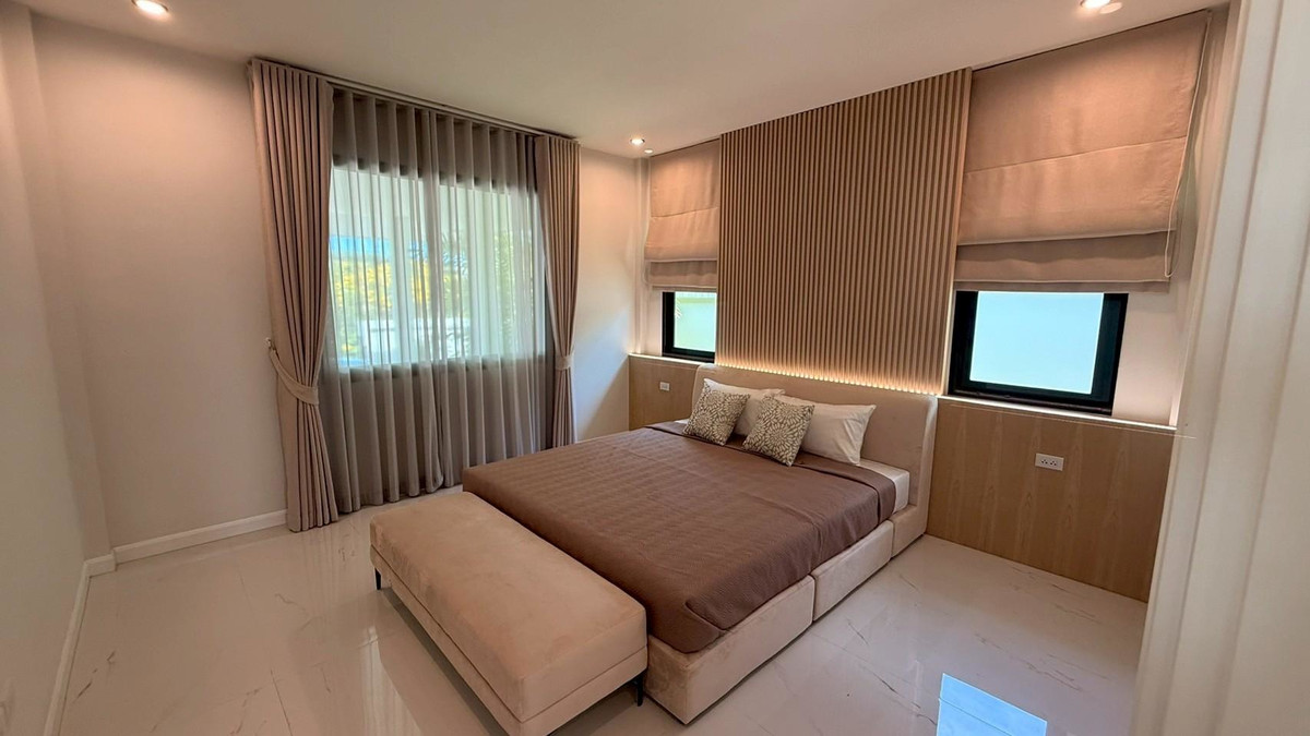 For SaleHousePattaya, Bangsaen, Chonburi : Detached House Nibbana Shade / 4 Bedrooms (FOR SALE) AM100