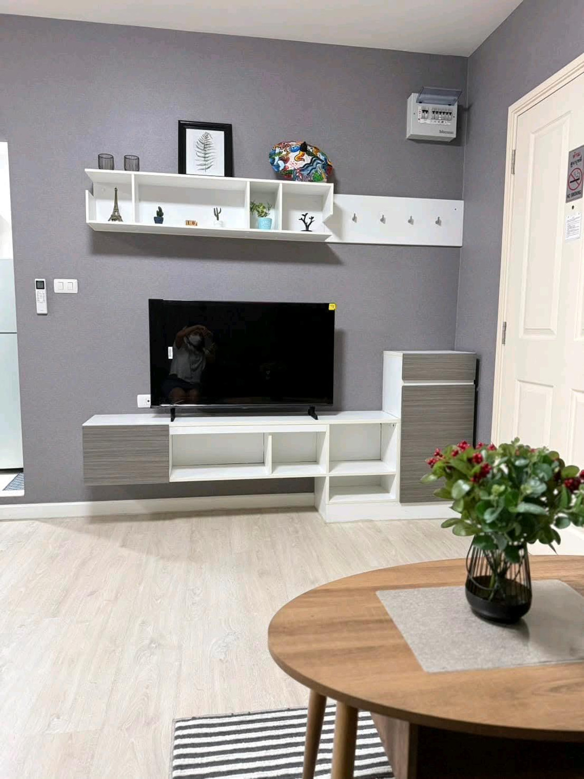 For RentCondoChiang Mai : Rent D condo Sign, next to Zen Fest, Chiang Mai, garden view, 5th floor, 10,000 / month.