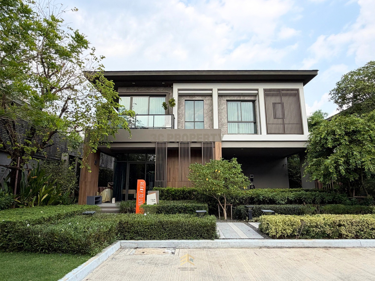 For SaleHouseRama5, Ratchapruek, Bangkruai : #Sample house: Bangkok Boulevard Ratchaphruek - Pinklao: Ready to move in at a price of 25.9 million baht.