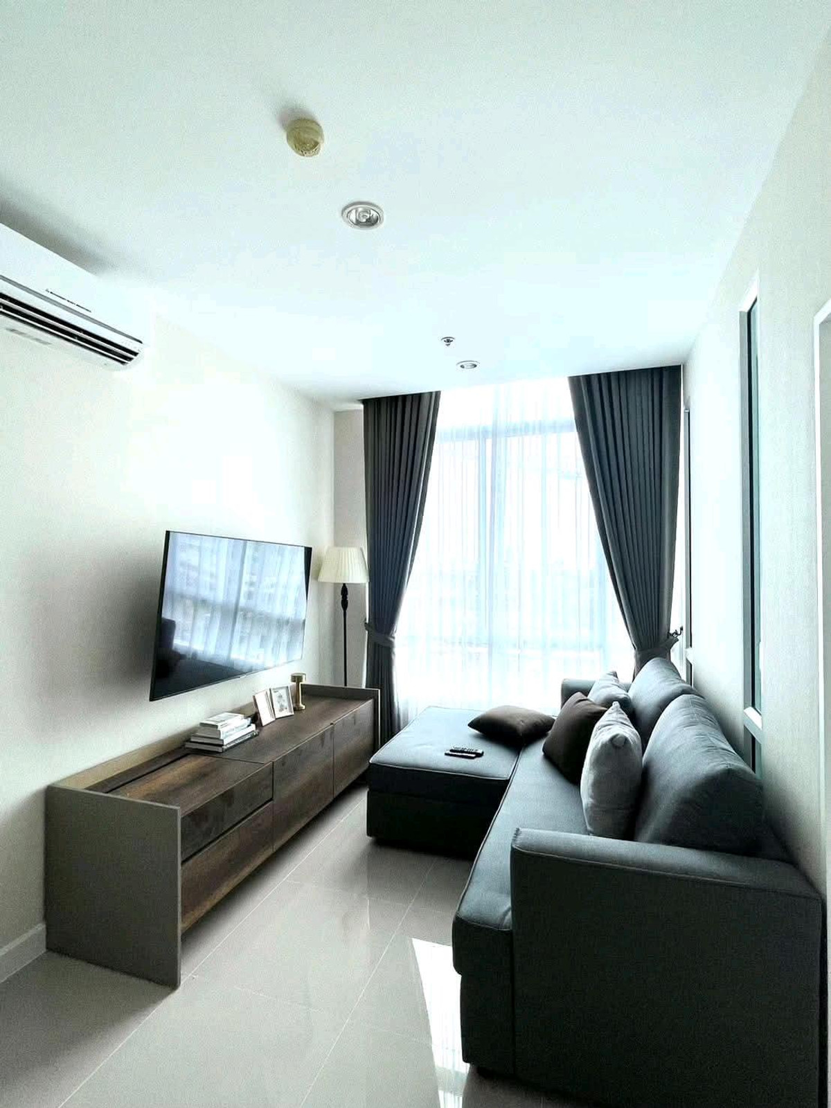 For RentCondoOnnut, Udomsuk : 🚩For Rent : The Sky sukhumvit / Available April 16,26 / 35 Sqm. / Fully Furnished