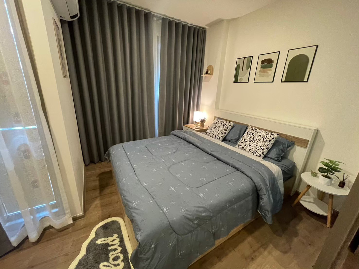 For RentCondoPinklao, Charansanitwong : 🏥 [For rent] ASPIRE Pinklao-Arun Amarin | near Siriraj 800 m. ✨ Room with pool view + garden in the middle of the project (Building B, 3rd floor) ✨