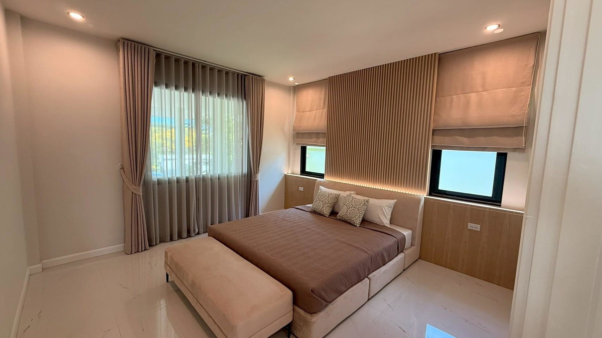 For SaleHousePattaya, Bangsaen, Chonburi : Detached House Nibbana Shade / 4 Bedrooms (FOR SALE) AM100