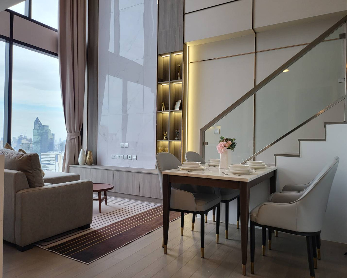 For RentCondoSukhumvit, Asoke, Thonglor : Condo for rent Celes Asoke Duplex 2 bedrooms Rare unit Fully furnished. Ready to move in!