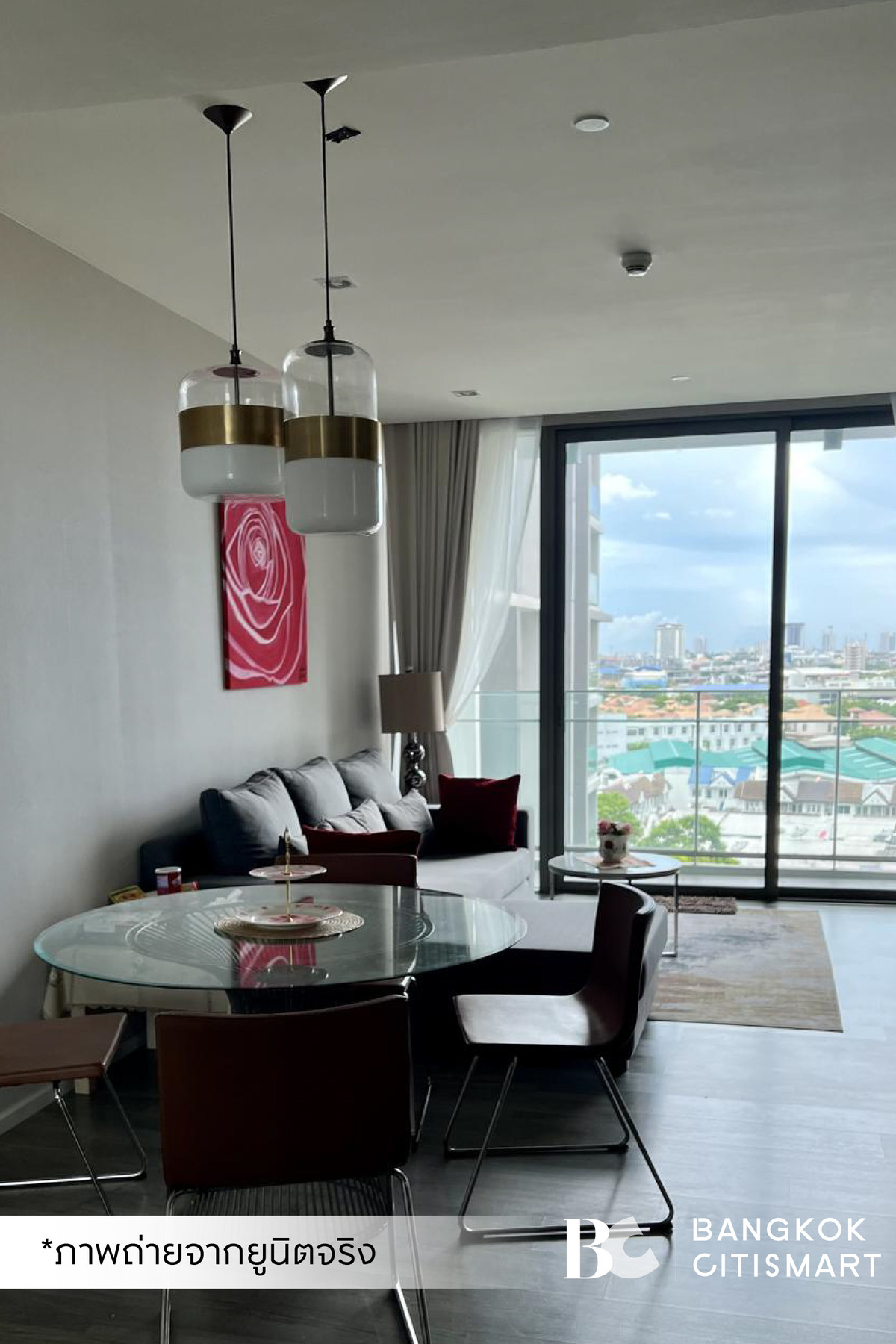 For RentCondoOnnut, Udomsuk : 🔥 Ready to move in, The Room Sukhumvit 69 (2 bedrooms, 80 sq.m.), wide room space, doesnt block the view. Interested: 095-370-1451 (Kate)