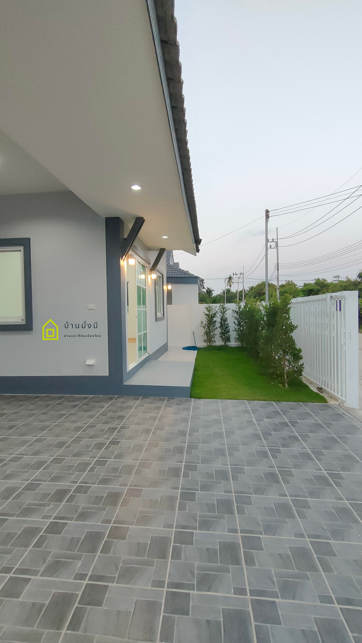 For SaleHouseChiang Mai : House near Nong Chom Intersection (Likhit Chiwan), near Ton Kla School, San Sai District, Chiang Mai.