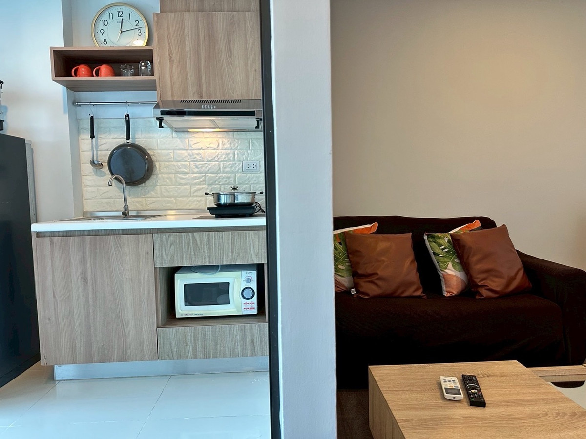 For RentCondoBang Sue, Wong Sawang, Tao Pun : 🎯For rent, The Stage Taopun Interchange, beautiful room, 10th floor, wide area 33 sq m., near MRT Tao Poon.