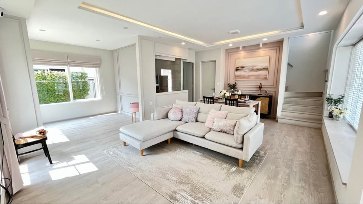 For RentHouseBangna, Bearing, Lasalle : House for rent, Anya Bangna Ramkhamhaeng 2 project, near Mega Bangna (Rt-01)