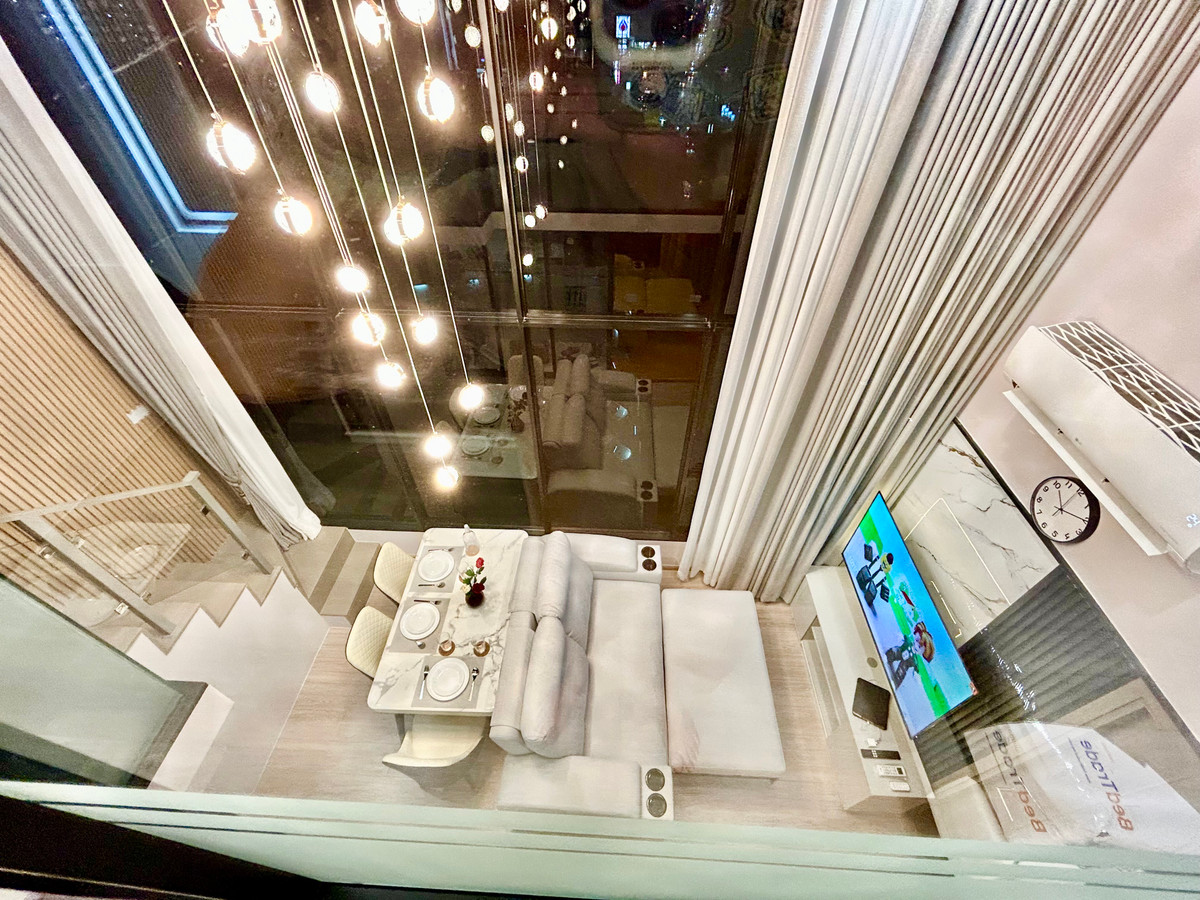 For RentCondoOnnut, Udomsuk : 🏙️ KnightsBridge Space Sukhumvit - Rama 4 ✨ Very beautiful room! High ceiling, airy, good location