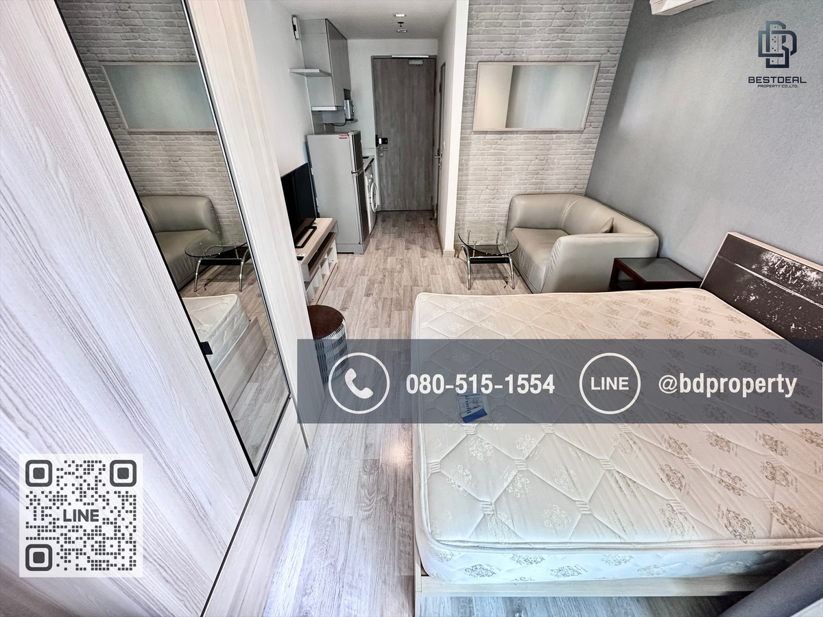 ให้เช่าคอนโดพระราม 9 เพชรบุรีตัดใหม่ RCA : Bestdeal ให้เช่า Studio 22ตรม.ราคา13,000/เดือนเท่านั้น เฟอร์นิเจอร์และเครื่องใช้ไฟฟ้าครบ “IDEO MOBI RAMA 9” ใกล้MRT และ เซ็นทรัลพระราม 9 เพียง 80 ม.