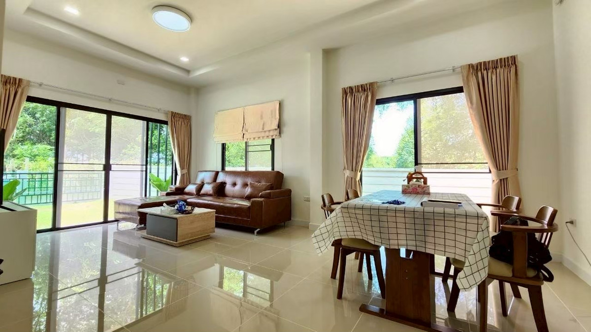 For SaleHouseRayong : Single house for sale, prime location, Sap Anan Living Home Project, Ban Khai District, Rayong Province.