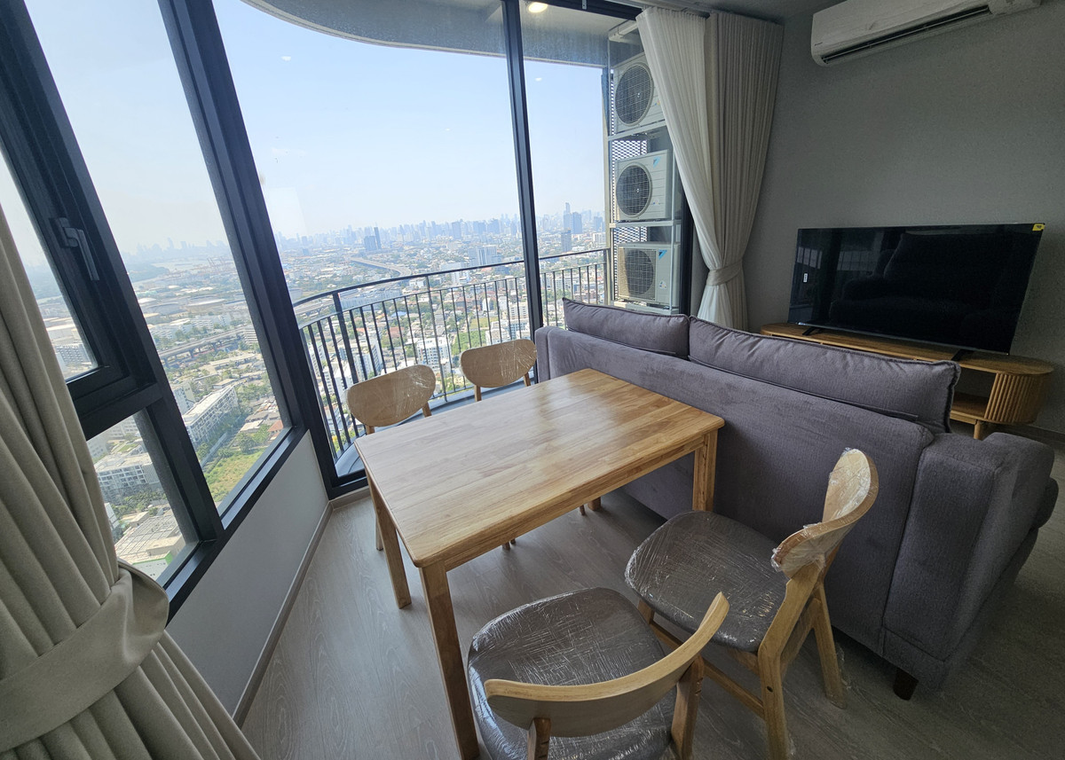 For RentCondoOnnut, Udomsuk : Beautiful room, high view, 2 bedrooms, near BTS Punnawithi, ready to move in immediately, special price!! Free common fees