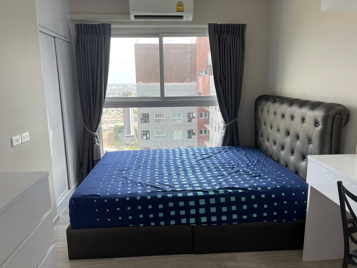 For SaleCondoRama9, Petchburi, RCA : Beautiful corner room, high floor, 26.58 sq m. Best price!!⭐Plum Condo Ramkhamhaeng Station