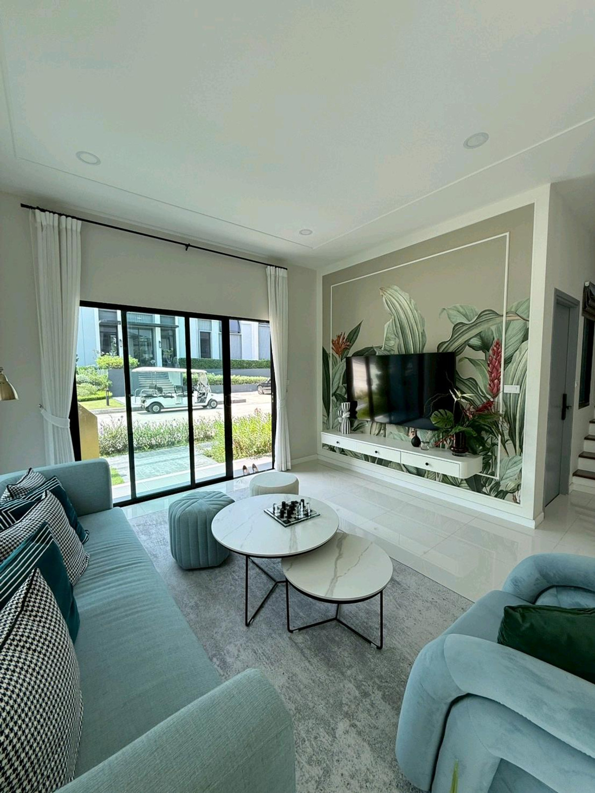 ขายบ้านนนทบุรี บางใหญ่ บางบัวทอง : บ้านเดี่ยว ตกแต่งพร้อมเข้าอยู่ ทำเลหน้าคลับเฮ้าส์