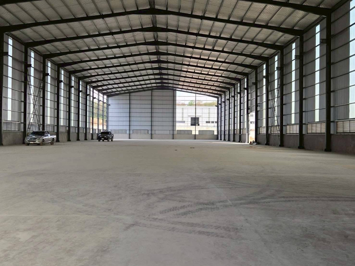 For RentWarehouseRayong : 🚩Warehouse/factory for rent, purple area 96*30 2880 sq m.