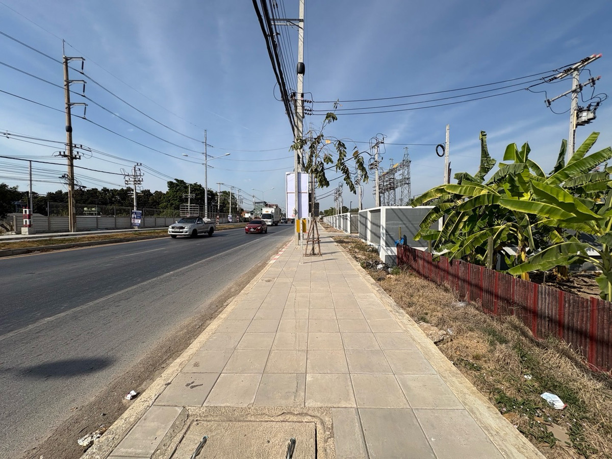 ขายที่ดินปทุมธานี รังสิต ธรรมศาสตร์ : ขายที่ดินติดถนนใหญ่ 4 เลน ถ.ลำลูกกา คลอง 7 -ธัญบุรี (ปท 3004)