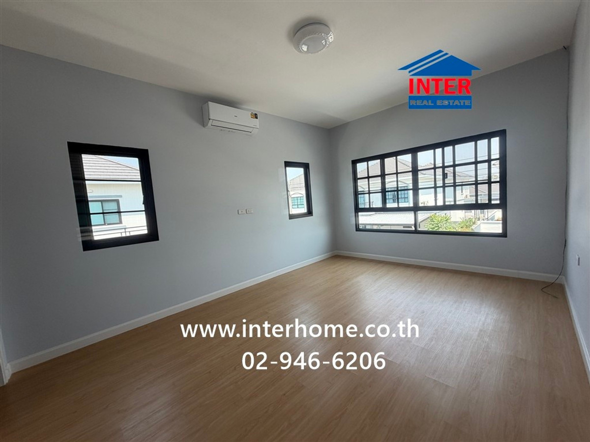 For SaleHouseBuri Ram : 2-story detached house, 67.9 sq m, Thada Diasis Village. Near Sarasas Witaed Buriram School, Soi Thada Soi 2, Road No. 3021 Road number 288 (Luang Mueang Road) Mueang Buriram, Buriram