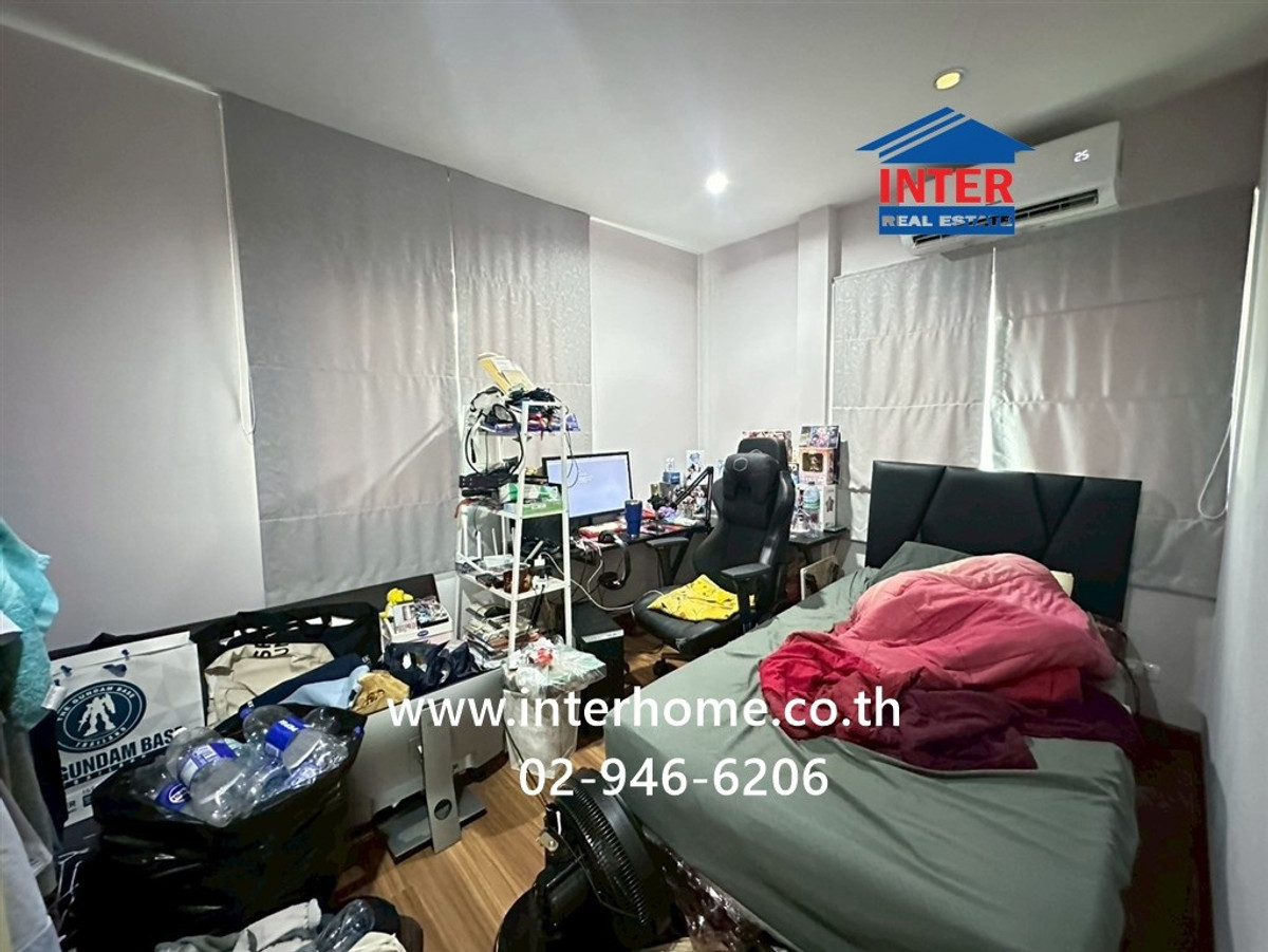 For SaleHouseSamut Prakan,Samrong : 2-story detached house, 55.1 sq m, Supalai Park Ville Village 1. Bangna-Theparak Near Chao Pho Kong Phet Shrine Soi Adul Sasanakarn Bangna-Trad Road, Theparak Road, Bang Phli, Samut Prakan