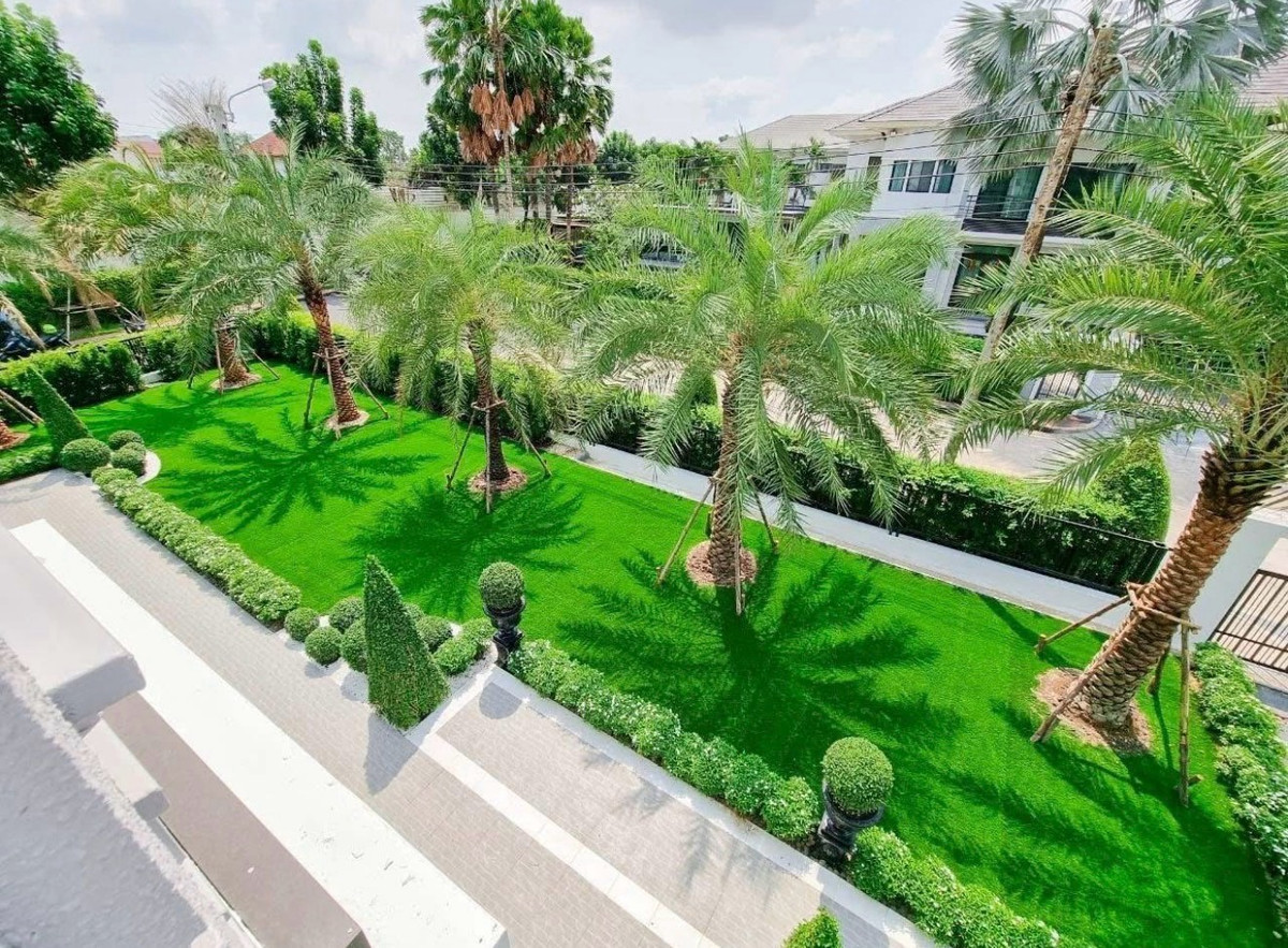 For RentHouseLadkrabang, Suwannaphum Airport : Luxury house for rent Perfect Masterpiece Sukhumvit 77 corner unit large land pet friendly near Suvarnabhumi Airport