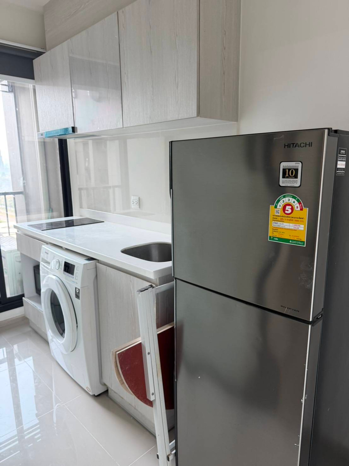 For RentCondoRama9, Petchburi, RCA : Beautiful room, good location Fully furnished, ready to move in ⭐For rent Life Asoke (Life Asoke)