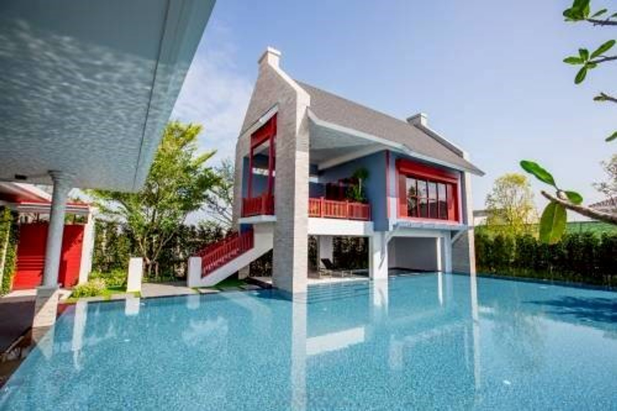 For SaleHousePhutthamonthon, Salaya : 96307 - Single house for sale, Villaggio Pinklao-Salaya project.
