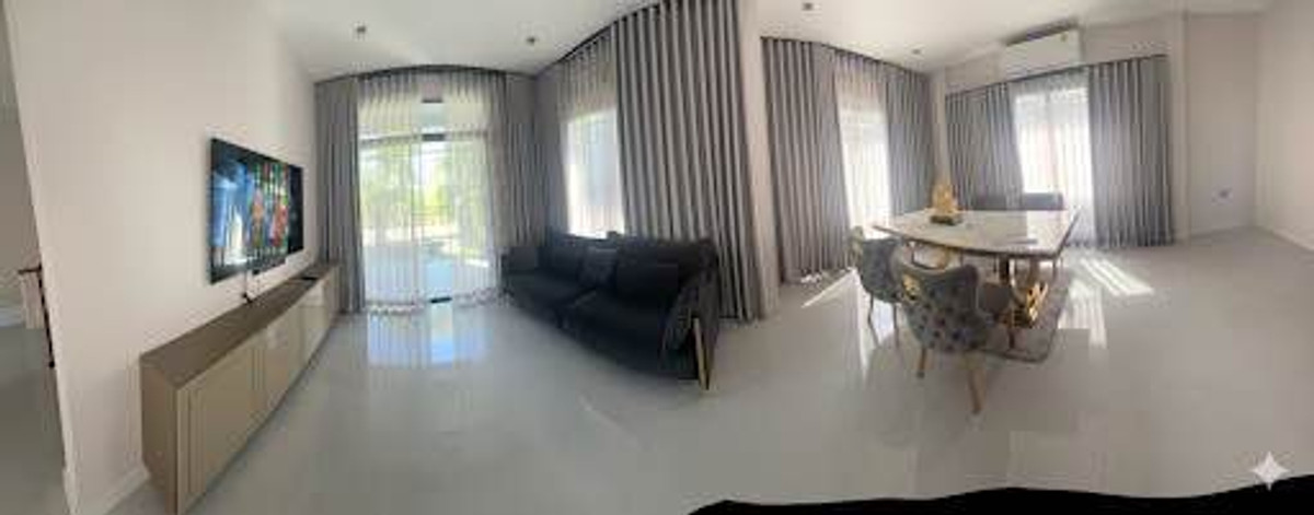 For RentHousePathum Thani,Rangsit, Thammasat : 🔥🔥 Brand new house New model house price 55.,000 /month 🔥🔥 🏡 Single house, Pathum Thani, Bangkok Boulevard project, Tiwanon-Rangsit (Bangkadi zone), Pathum Thani.